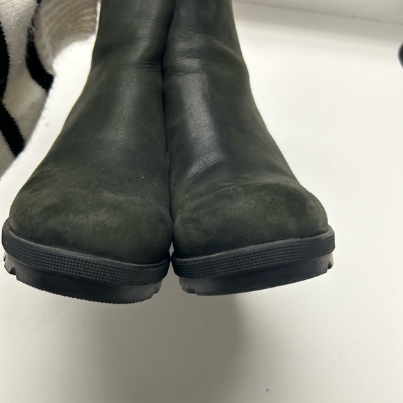 Sorel Black Ankle Heeled Boots Size 8 - Picture 6 of 9